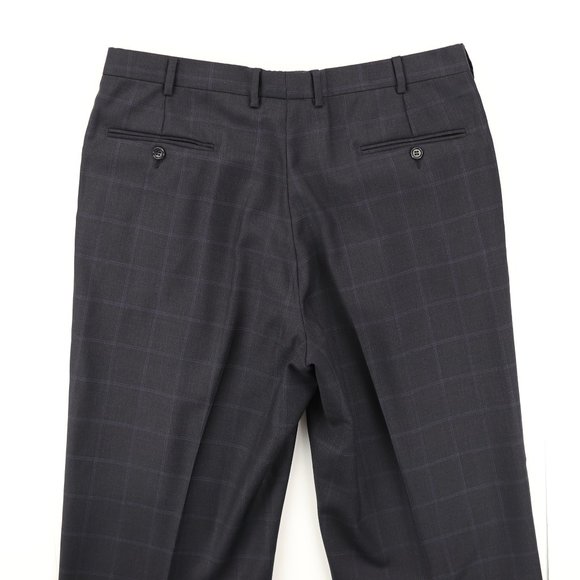 Gianluca Isaia Napoli Wool Suit Blue Windowpane - Picture 14 of 14